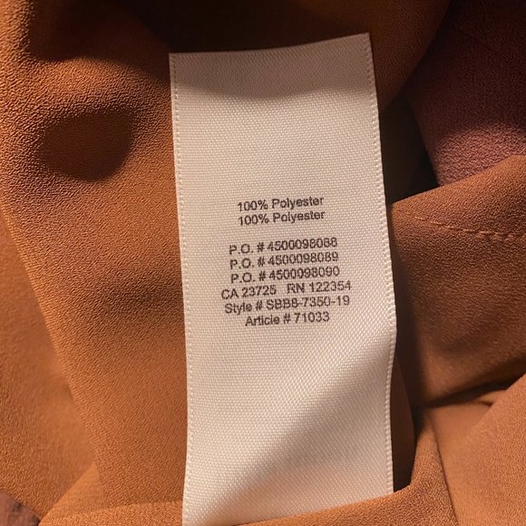 *SOLD* Aritzia Little Moon Freesia Skirt button-front brown mini skirt - Picture 9 of 9